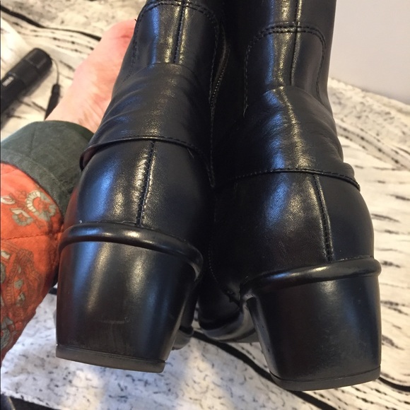 Clark’s knee high black leather boots - Picture 4 of 8